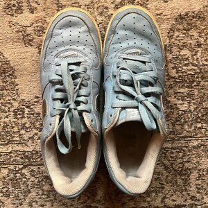 NIKE AIR FORCE ONES BABY BLUE